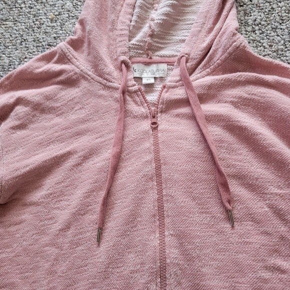 Koolaburra Ugg Pink Terry Hoodie Size XS Oversized - Picture 4 of 6